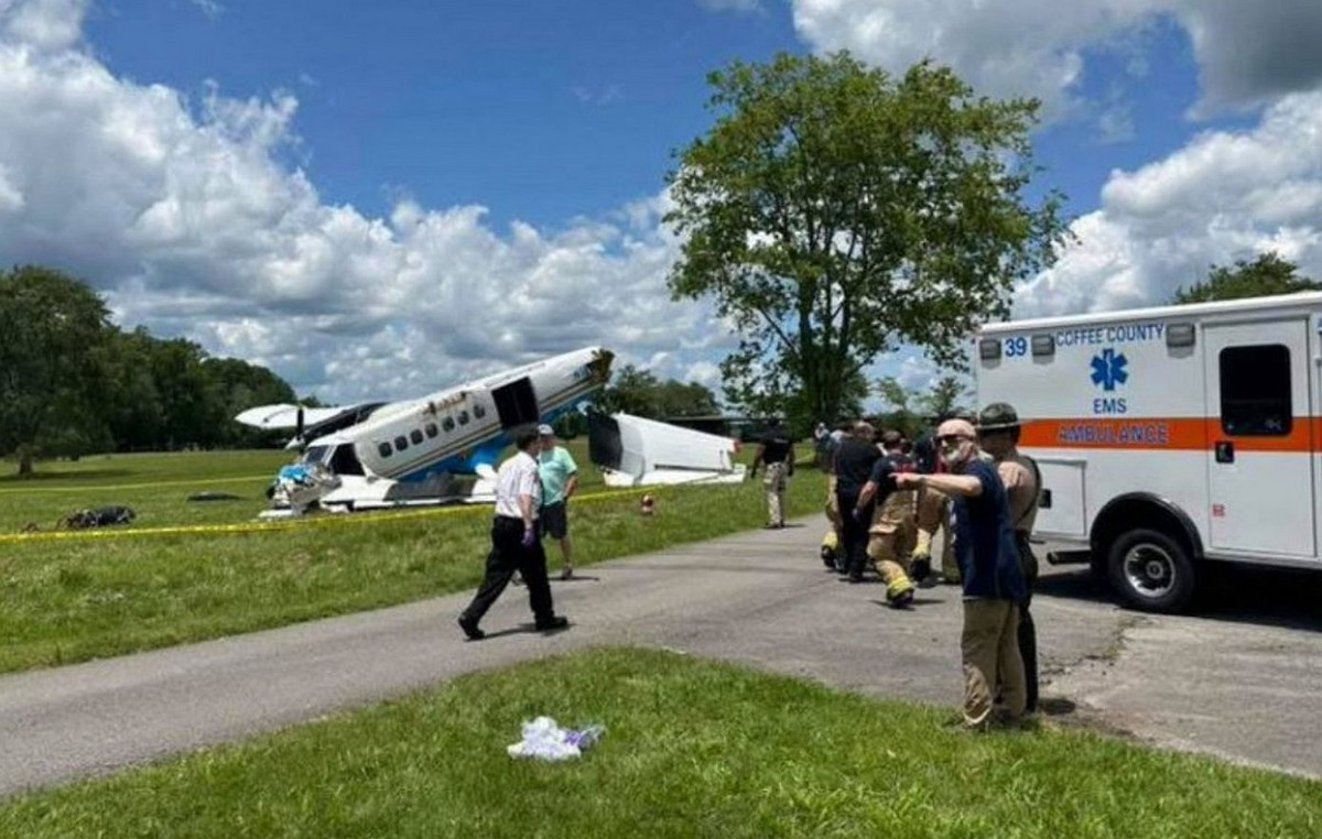 USA: aircraft carrying 20 passengers crashed to Tennessee state