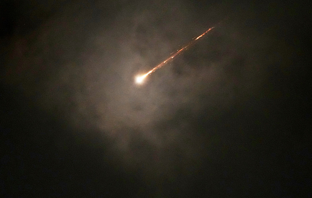 Why does Iran launch rockets in Israel at night?