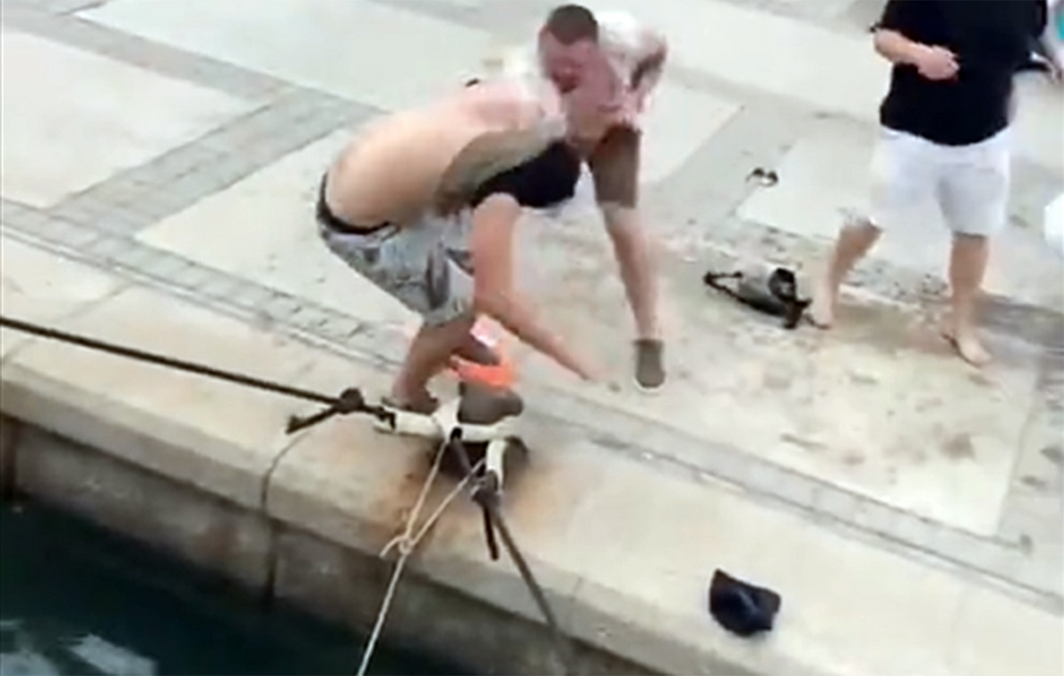 Unthinkable clash between British in Ibiza – people ended up in the sea