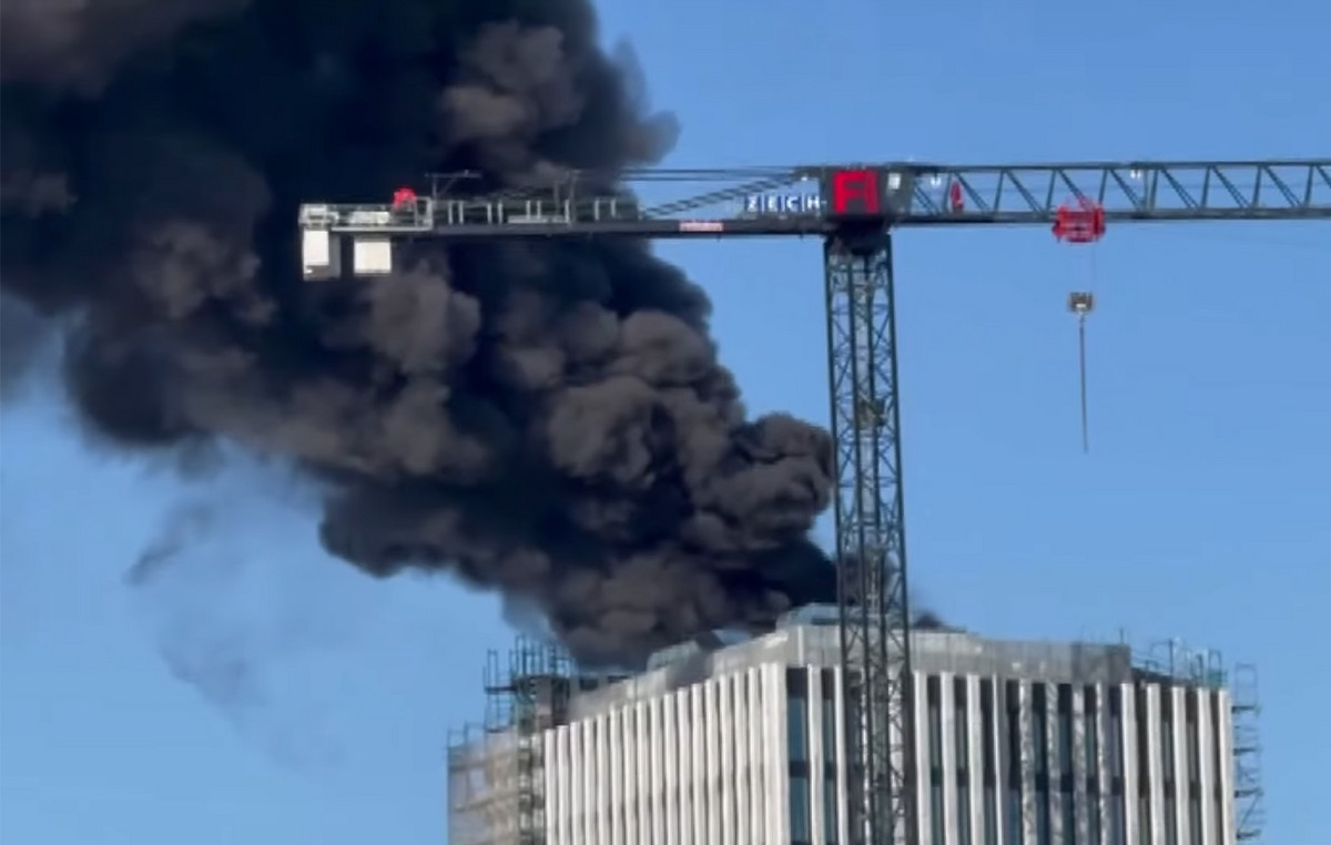 Large fire in a multi -storey building in Berlin – Watch video