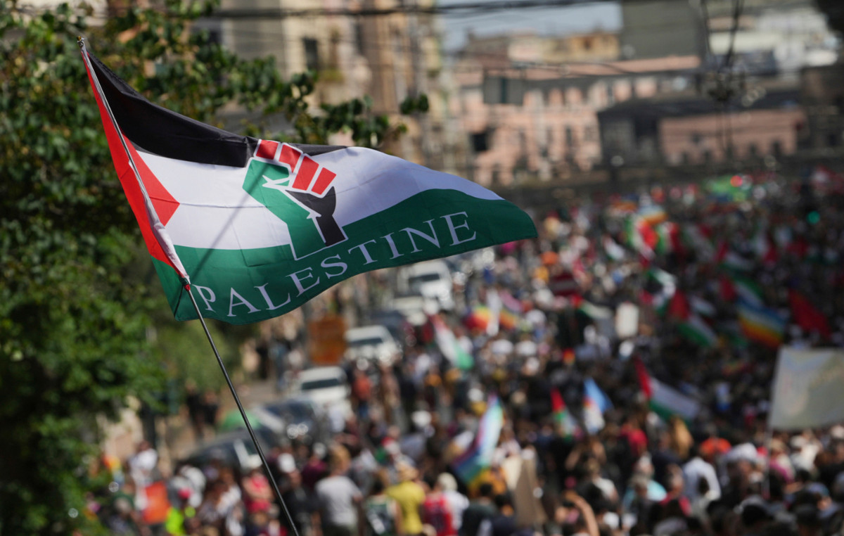Italy: Mass concentration in favor of Gaza – at 300,000 the organizers raise the concentrated