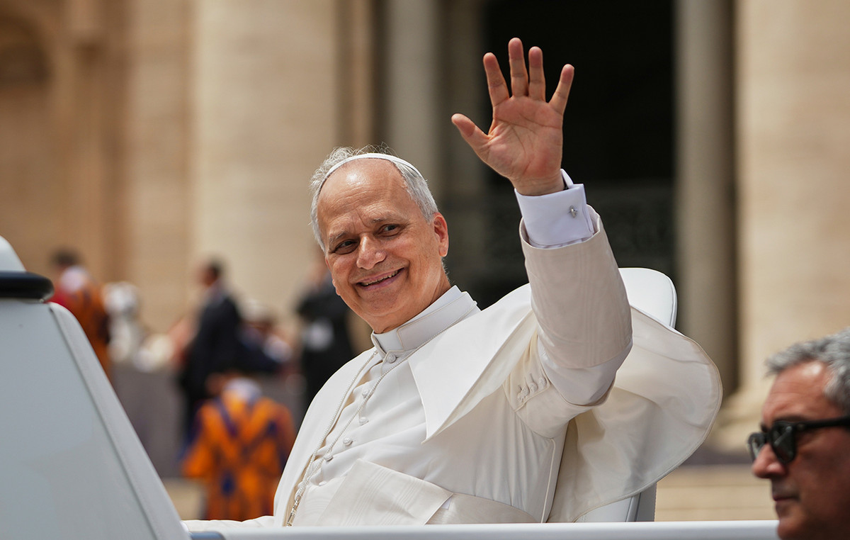 Pope Leo ID had a telephone conversation with the Palestinian President