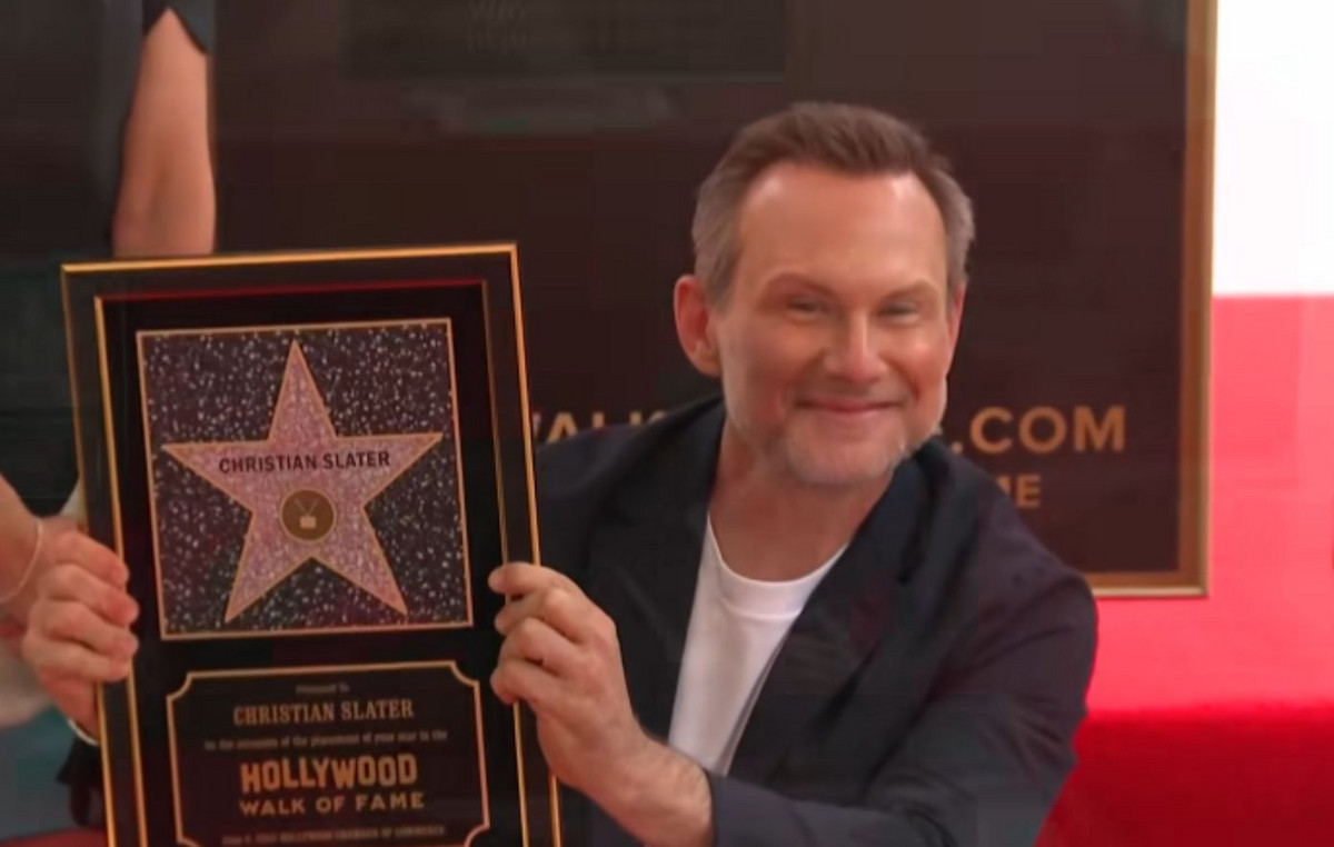 Christian Slater acquired his own star on Doxa Avenue in Hollywood – “I never thought I would get it”