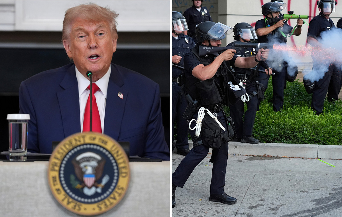 CNN for Chaos in Los Angeles: Authoritarianism Policy or Make Impressions by Trump