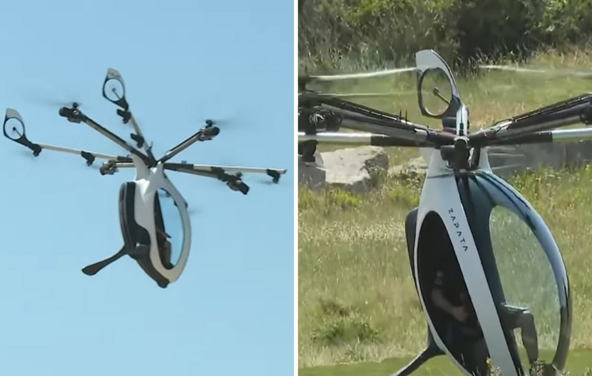 The “Flying Man” tried to cross the Channel with a helicopter car – preceded before reaching Britain