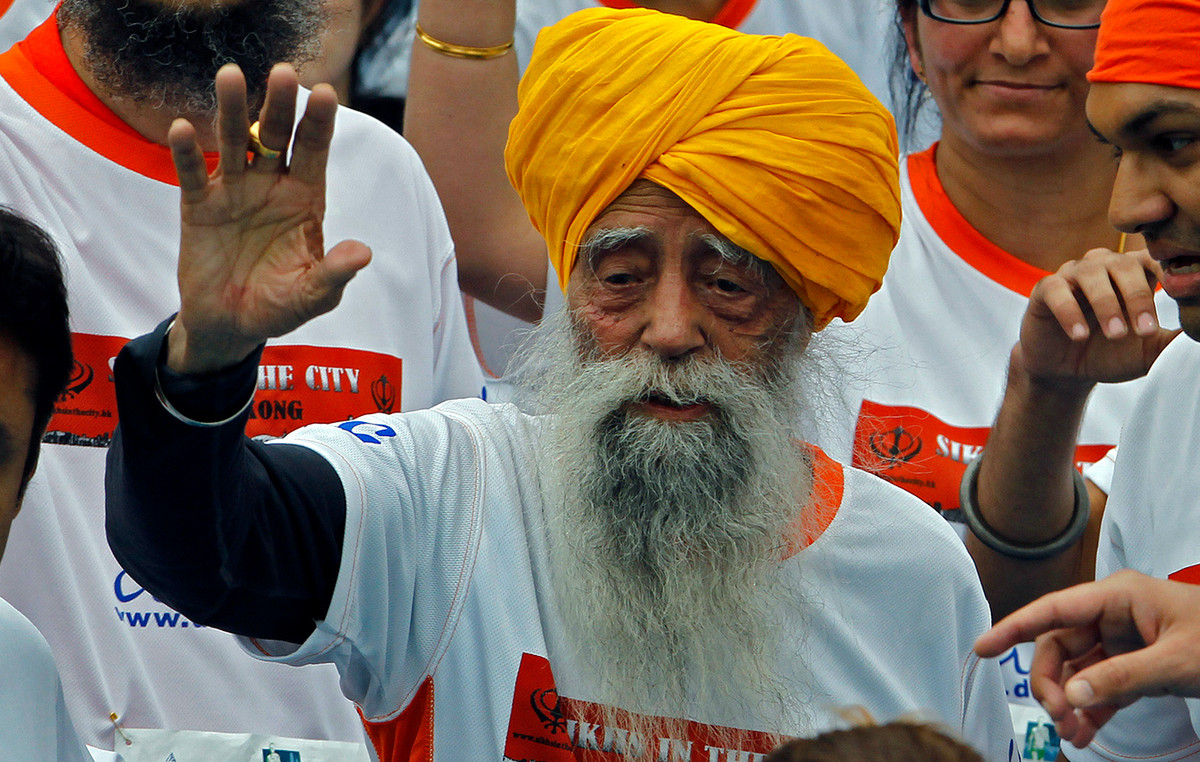 British runner who was considered the oldest marathon runner in the world was killed when he was hit by a car