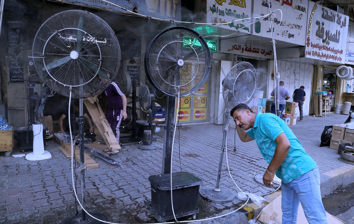 Exceeded 50 degrees Celsius the temperature in Baghdad and southern part of the country