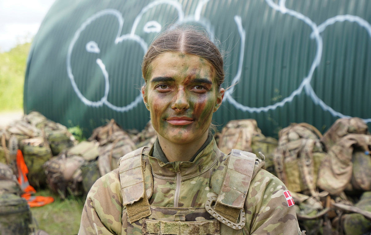 How they describe in Denmark the extension of compulsory term in the army and in women