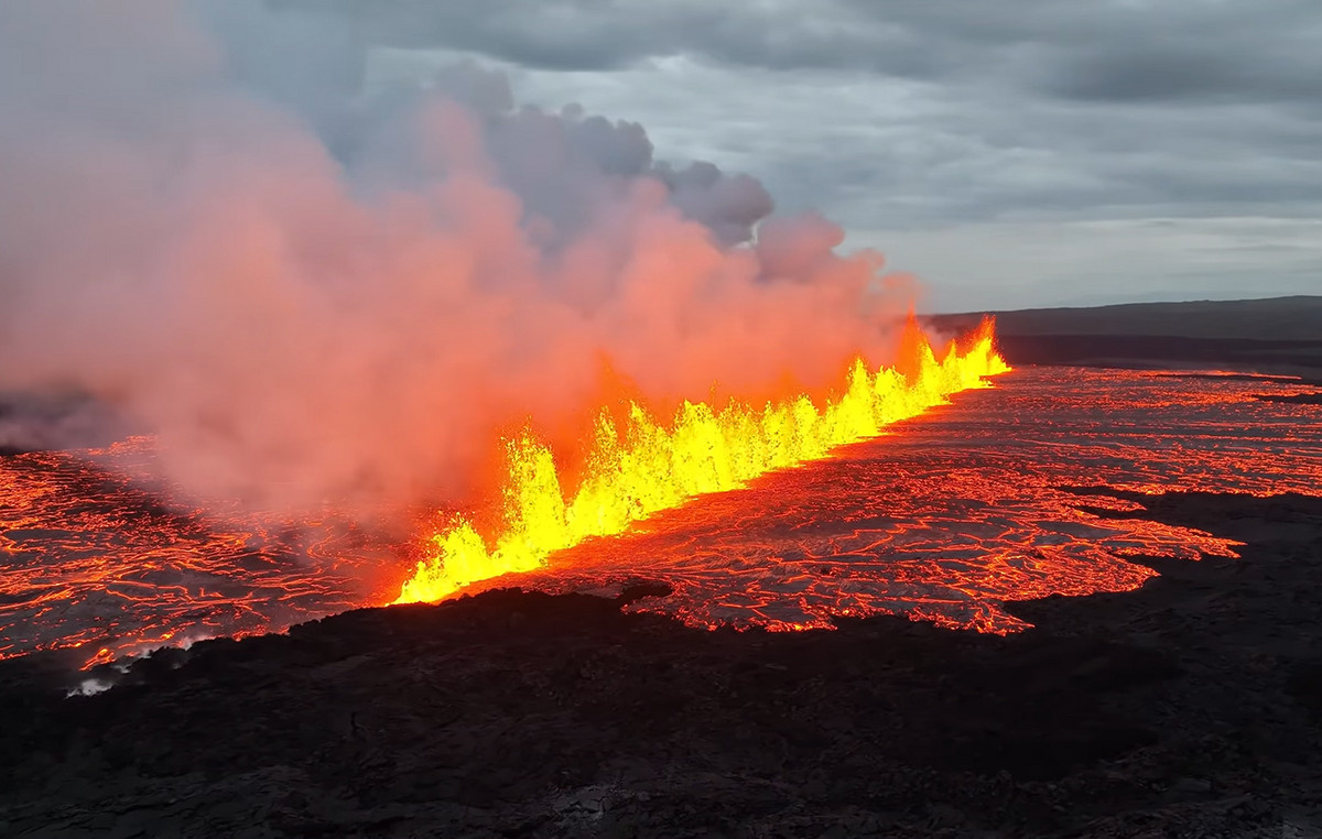 Iceland today recorded the 12th volcano eruption in four years