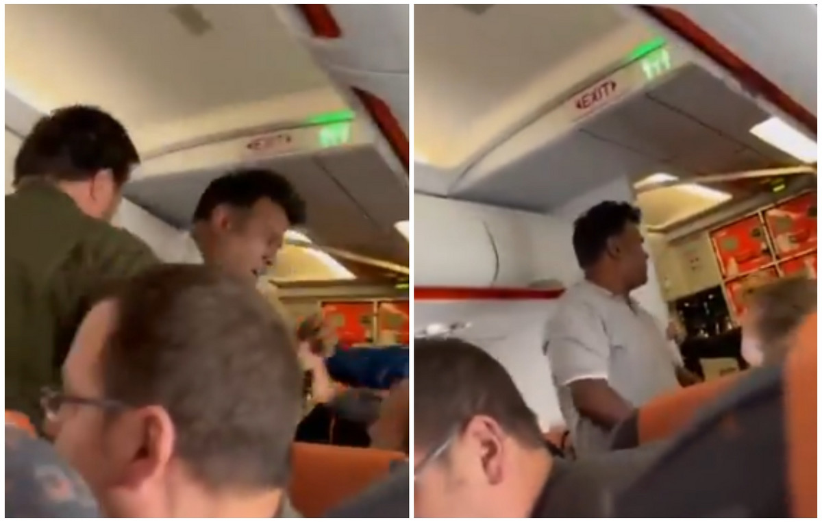 Flight madness: a man was shouting “I have a bomb!” and threatened Trump before passengers deal with him