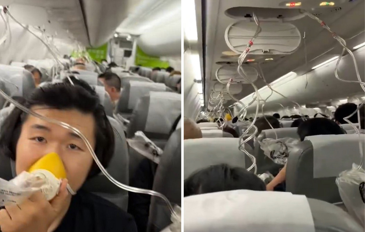 The nightmarish moment when flight dives 25,000 feet – passengers wrote their wills