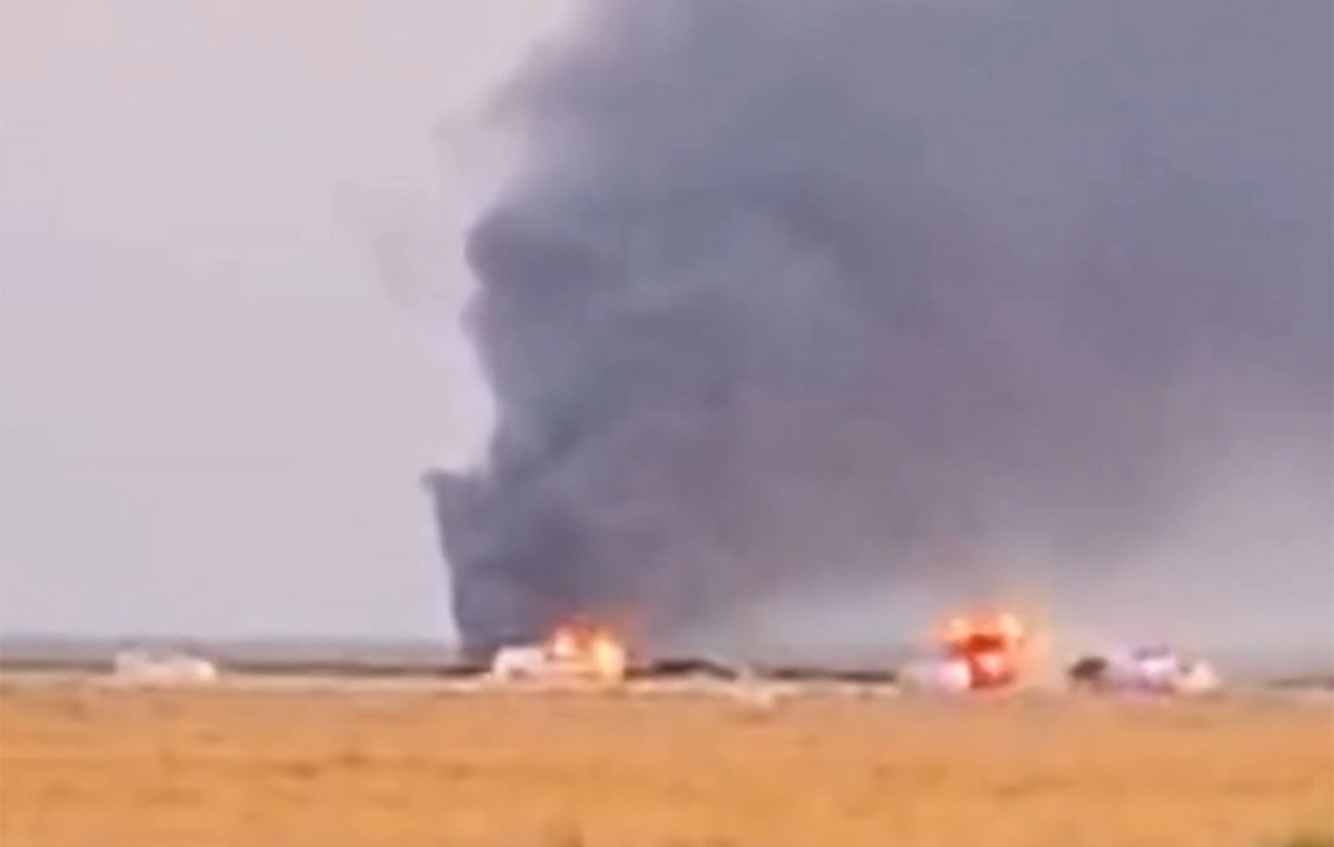 Crashed F-35 fighter aircraft in California