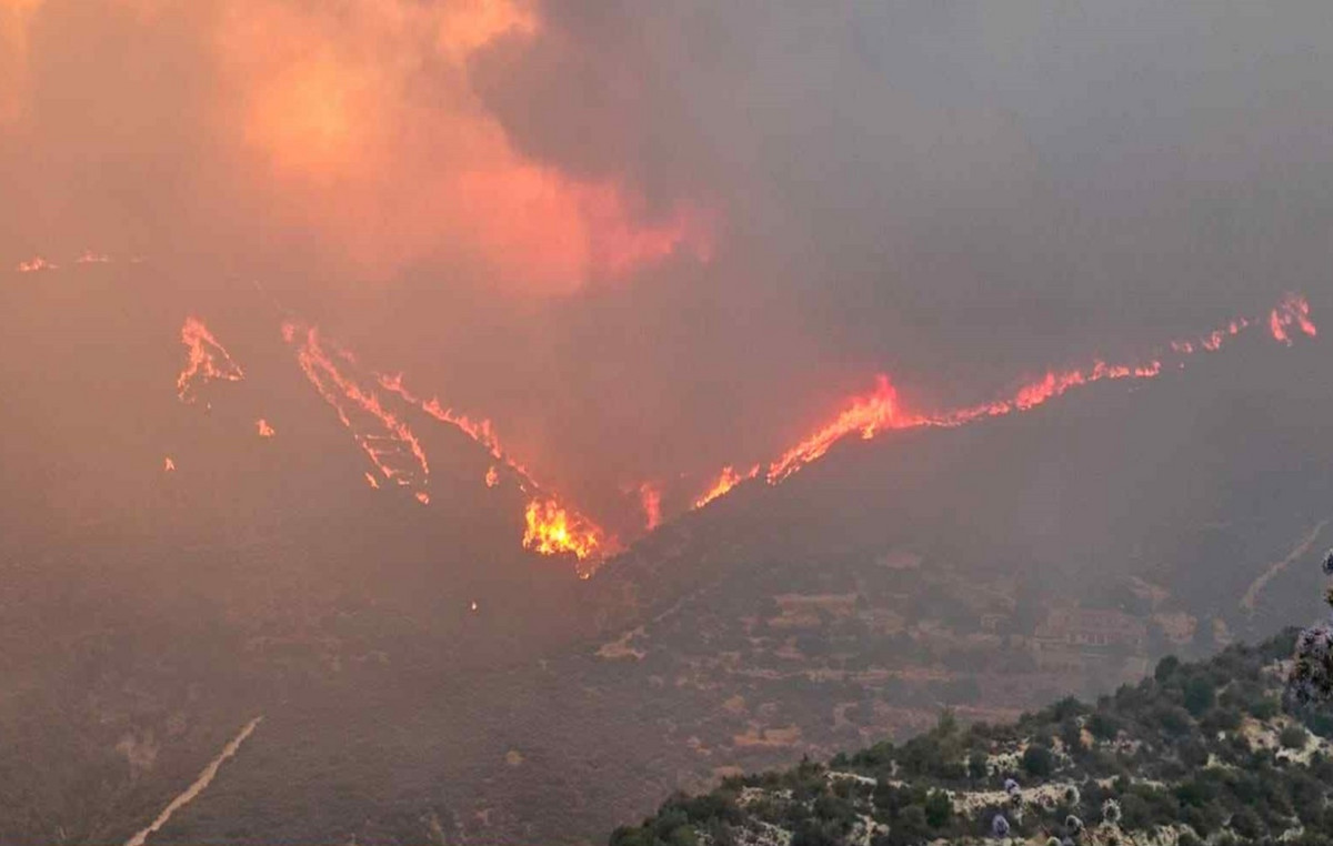 Great fire in Cyprus – Homes were burned, settlements and camps were evacuated