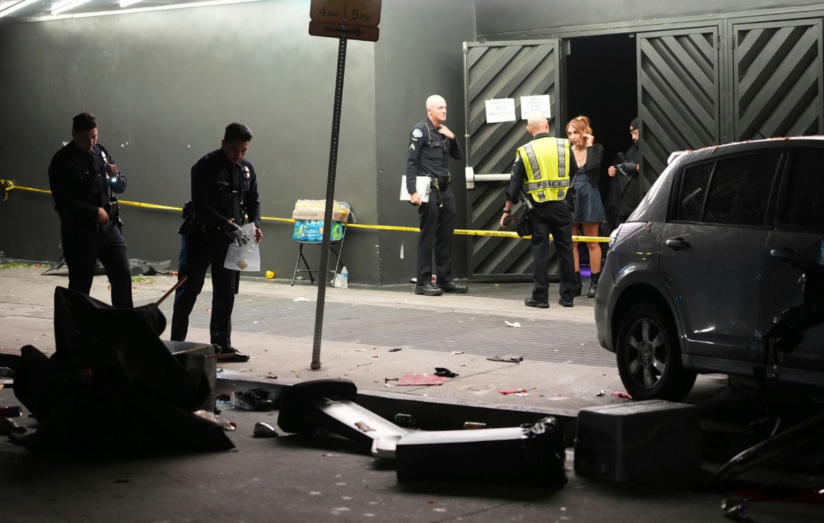 The driver who fell by vehicle in a crowd in Los Angeles was shot by a citizen – “When the police arrived, he was attacked”