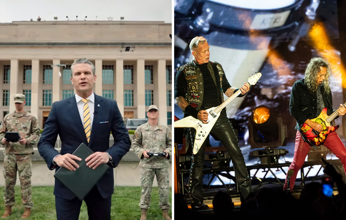 Metallica removed their music in video of US Defense Minister – played Enter Sandman without their permission
