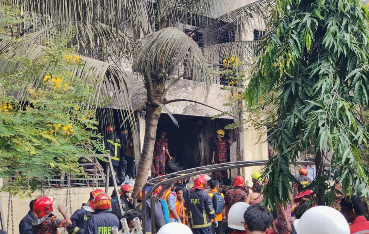 Incredible tragedy in Bangladesh: Fighter fell on school – 25 students dead