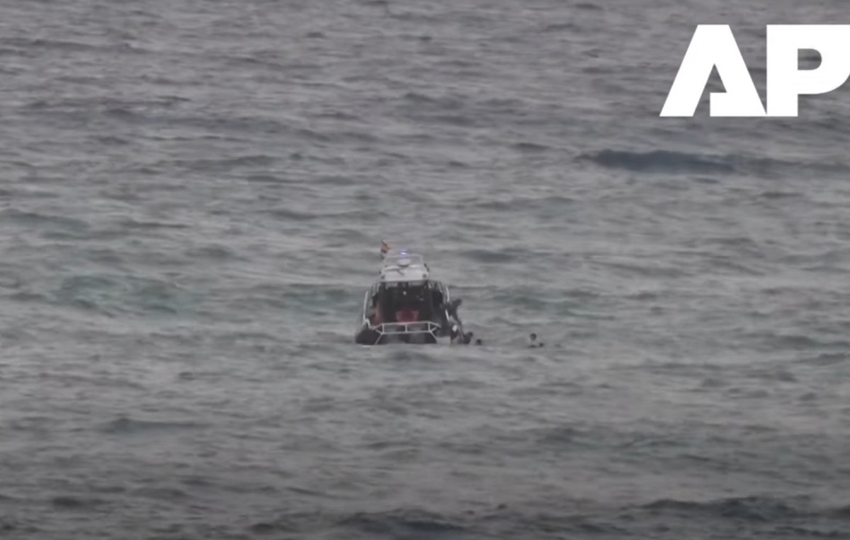 More than 50 children were found to swim from Morocco on the Spanish enclave