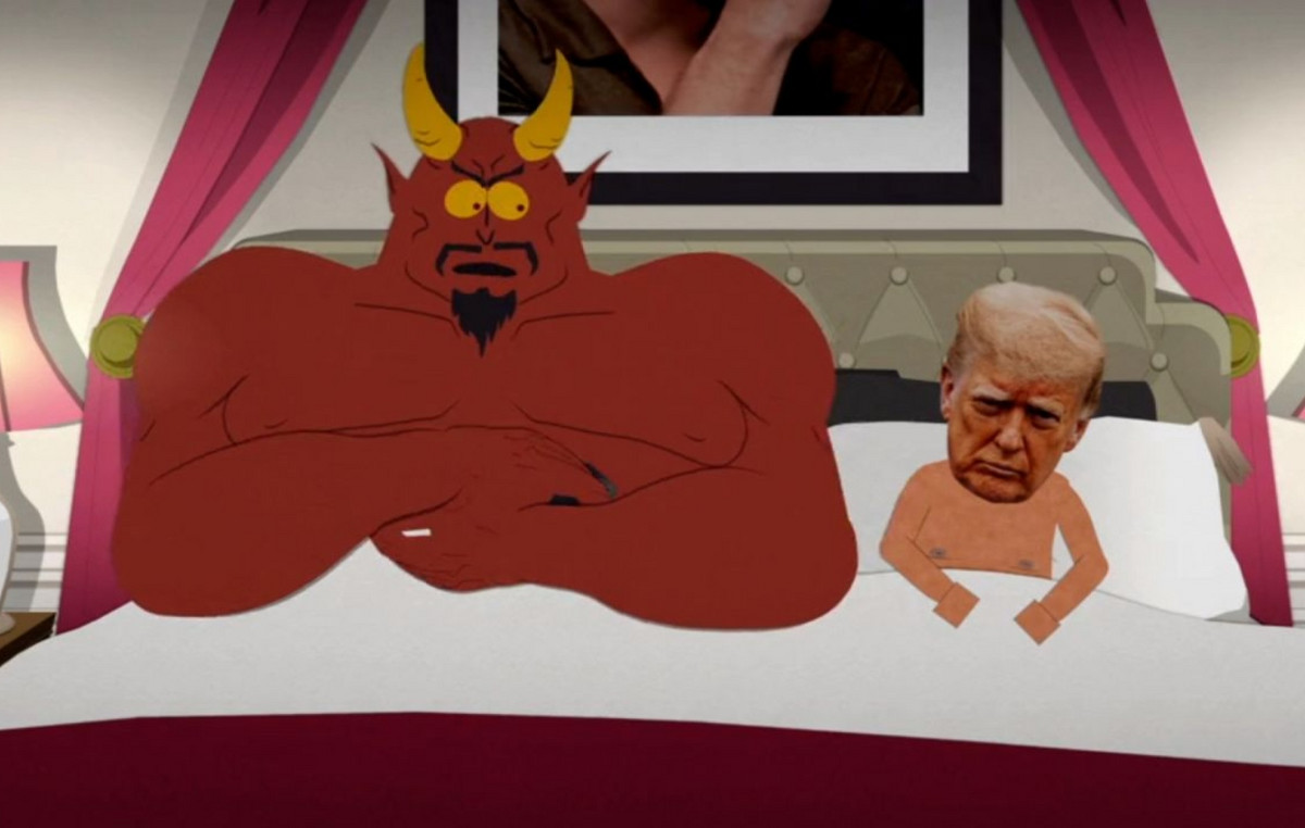 South Park showed Trump naked with a small penis, in bed with Satan – wrath of the White House