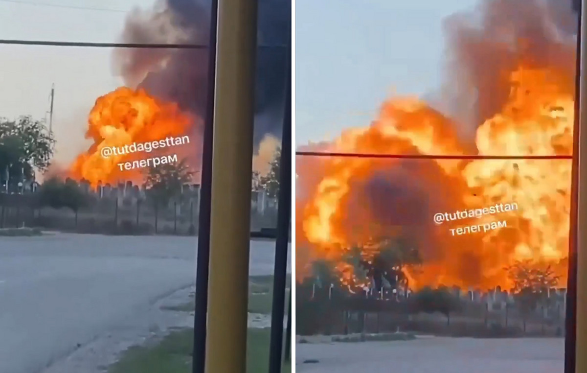 Strong explosion in a gas station in Dagestan – Shocking videos