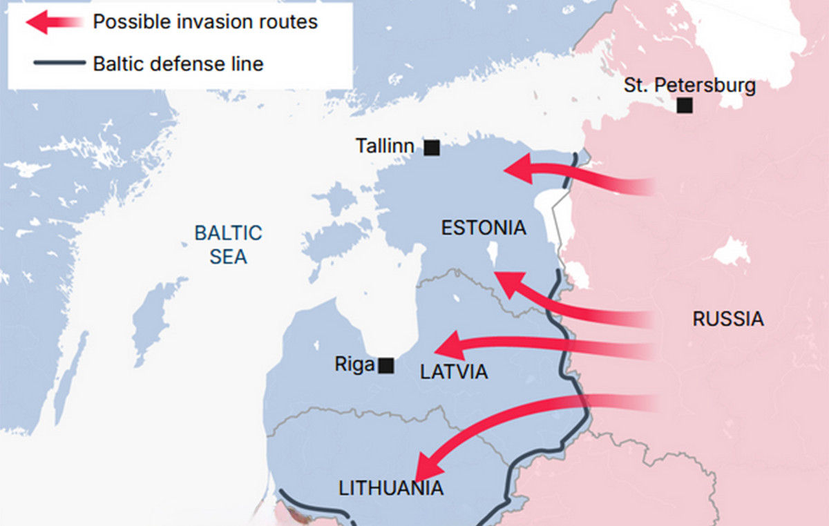 Europe’s new “iron curtain”: The Baltic Defense Line that will protect against future Russian invasion