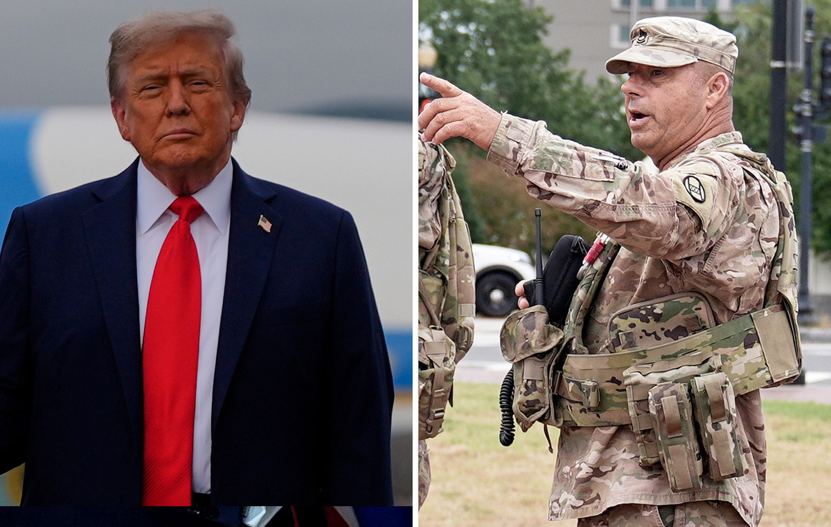 Donald Trump promises to patrol Washington with police and army