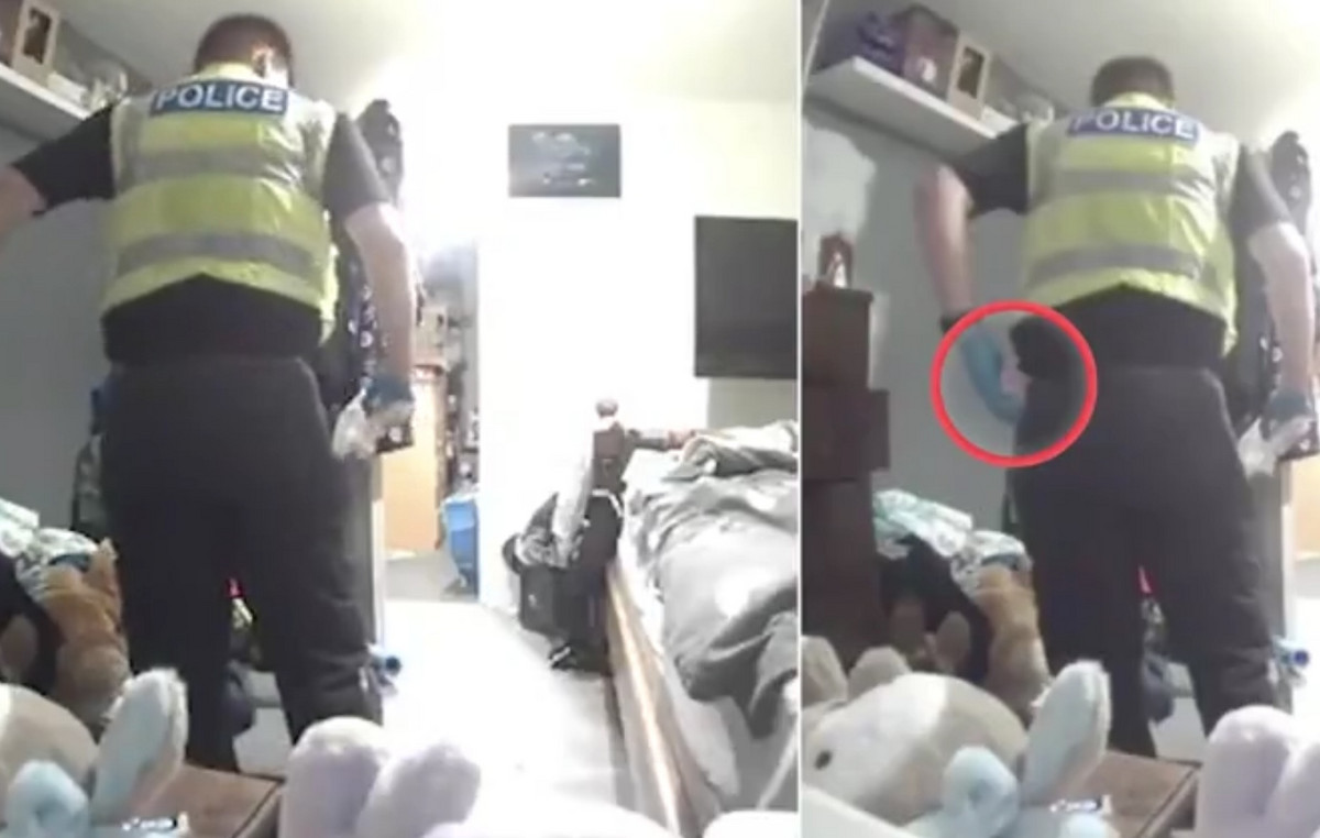A police officer in England entered a home for investigation and stole a woman underwear – “caught” camera, sentenced to imprisonment