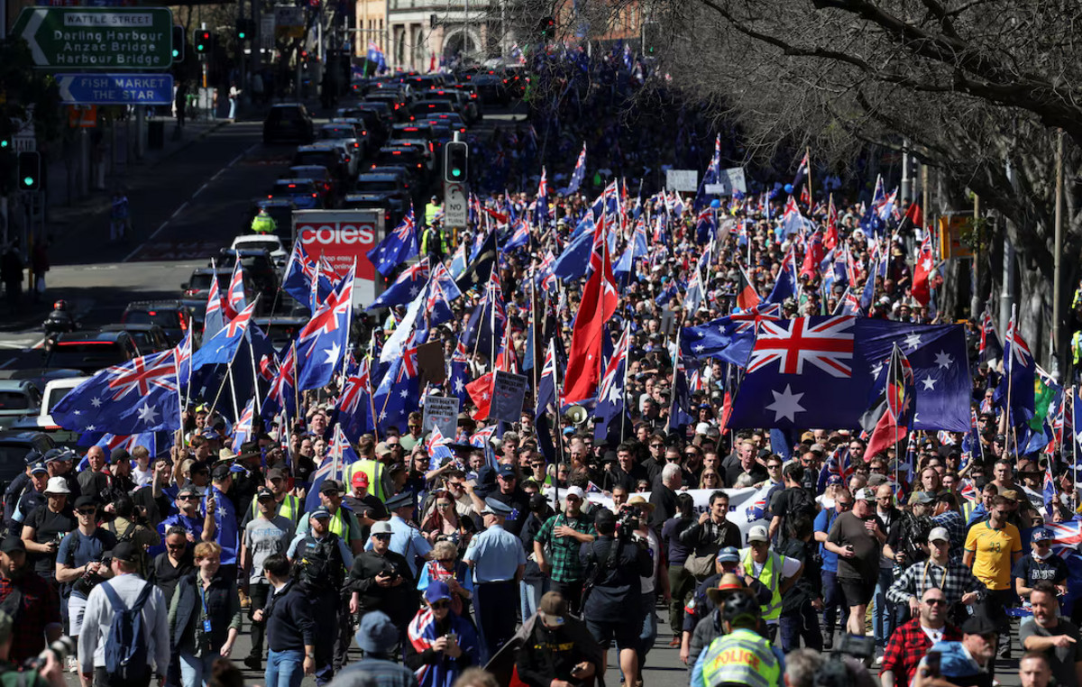 Australia: The far -right on the “road” – thousands of people are protesting against immigrants Australia: The far -right on the “road” – thousands of people are protesting against immigrants