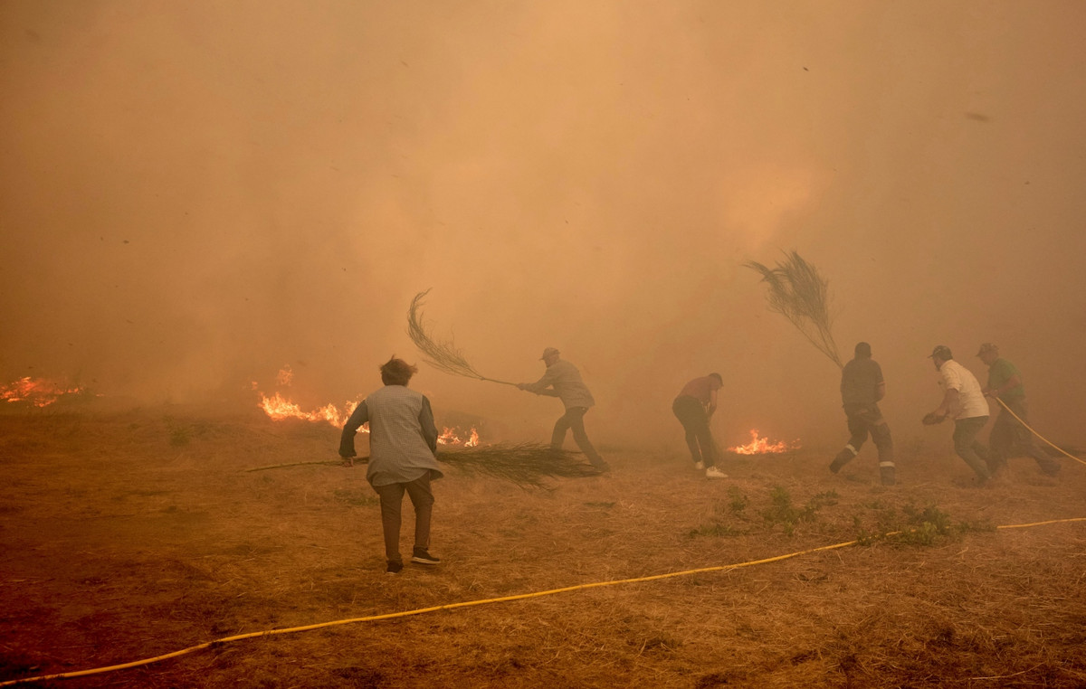 Rage for 10 days the fires in Spain – winds of wind make the work of firefighters difficult