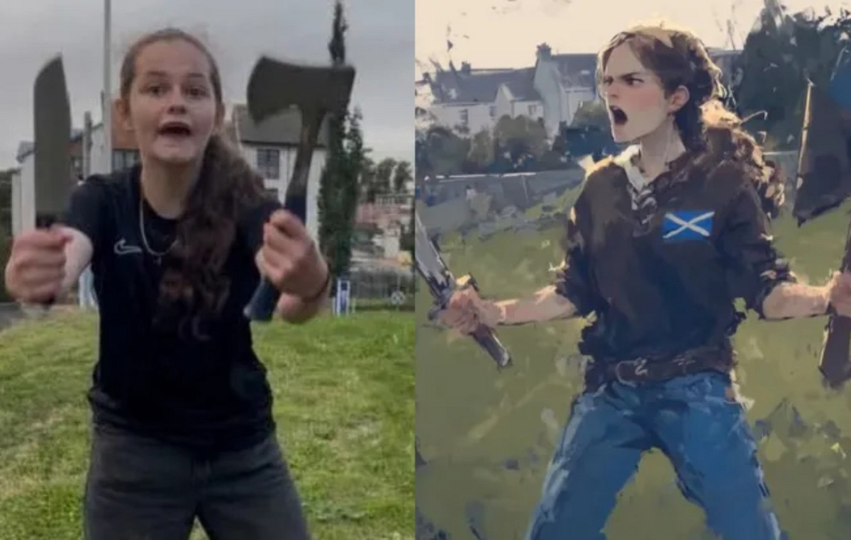What happened to the 12 -year -old in Scotland who took a knife and ax “to defend her sister”