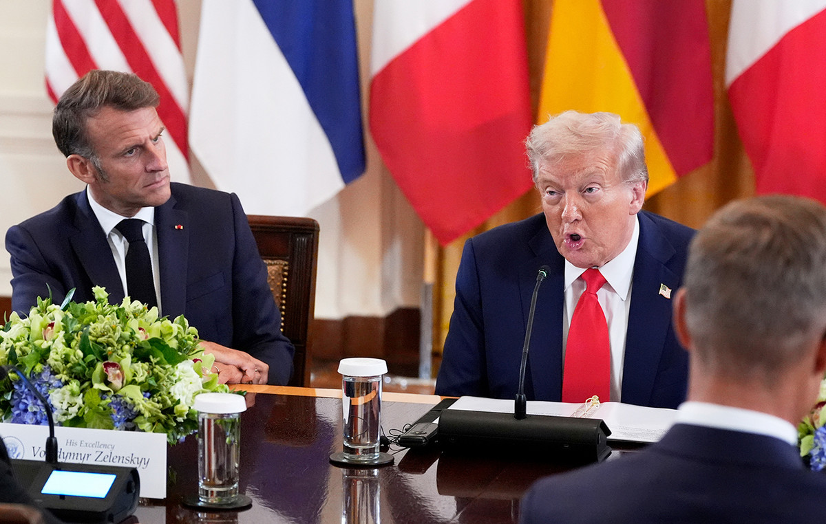 Donald Trump was “caught” by a microphone to reveal his true thoughts about Putin in Macron