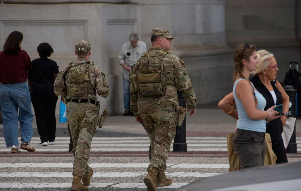 Soldiers are circulating with weapons in Washington – conflict in the US for Trump’s decision to develop in other cities Soldiers are circulating with weapons in Washington – conflict in the US for Trump’s decision to develop in other cities