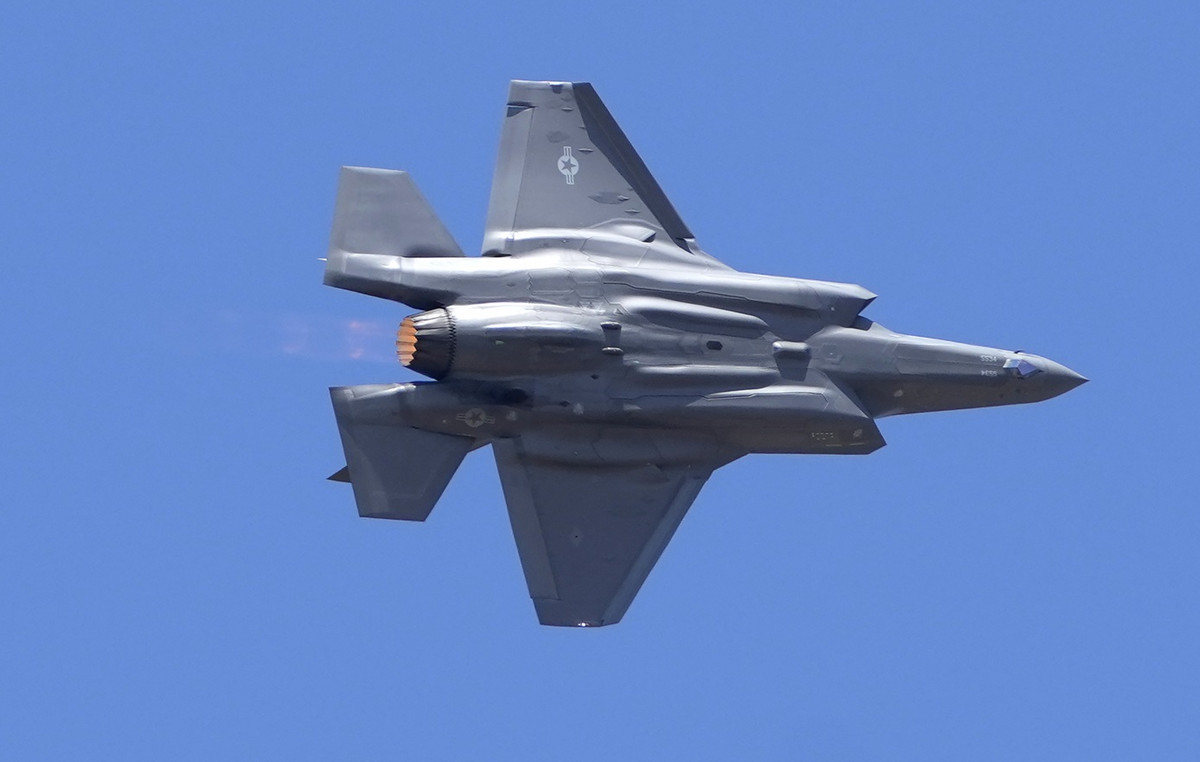In a stretched scene US-Venezuelan Relations-Trump sends F-35 fighters to the Caribbean
