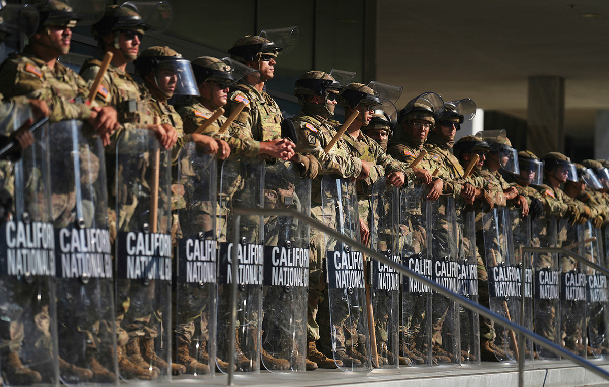 Federal judge banned the development of National Guard in California