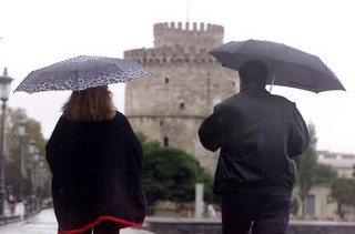 Βροχερό το σκηνικό του καιρού στη Θεσσαλονίκη