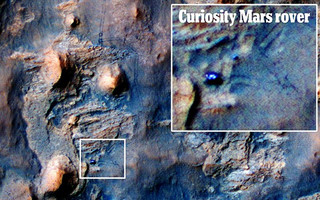 Δορυφόρος φωτογραφίζει το Curiosity στον Άρη