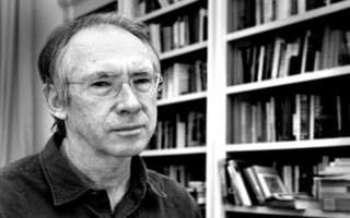 British author Ian McEwan poses for photographs, following an interview with AP at his home in central London, Wednesday, March 24, 2010. (AP Photo/Joel Ryan)