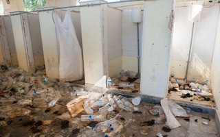Moria Camp in Lesbos, Greece.