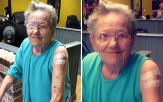 Η γιαγιά το &#8216;σκασε και πήγε για τατουάζ