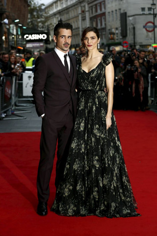 Cast members Rachel Weisz and Colin Farrell arrive at the Gala screening of the film "The Lobster" during the British Film Institute (BFI) Film Festival at Leicester Square in London, October 13, 2015. REUTERS/Stefan Wermuth