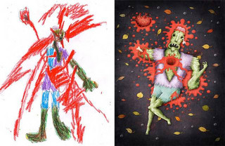 artists_reimagine_kids_monster_drawings_in_new_and_creative_ways_640_07