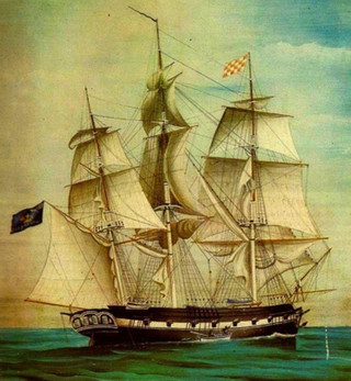Υδραίικό μπρίκι στη Μαύρη Θάλασσα  Αρχές 19ου αιώνα