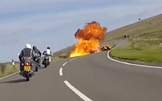 Βίντεο-σοκ από τη σύγκρουση μοτοσυκλετών που στοίχισε τη ζωή δύο ατόμων