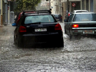 Ισχυρές βροχοπτώσεις στην Κρήτη
