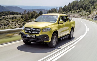 Mercedes-Benz X-Klasse – Exterieur, Limonitgelb metallic, Ausstattungslinie PROGRESSIVE  Mercedes-Benz X-Class – Exterior, limonite yellow metallic, design and equipment line PROGRESSIVE