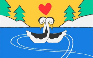Άγιος Βαλεντίνος και Χειμερινοί Ολυμπιακοί Αγώνες στο doodle της Google