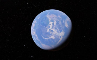 Το Google Earth είδε μια παράξενη λευκή γραμμή 21.000 χιλιομέτρων