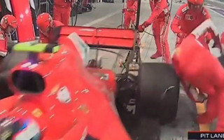 Σοκαριστικό ατύχημα στο pit lane της Ferrari