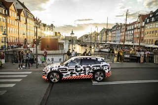 The Audi e-tron prototype in Copenhagen