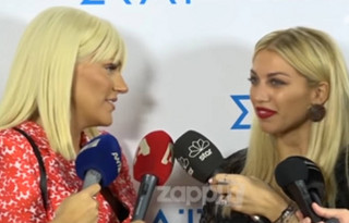 Ο διάλογος της Σάσας Σταμάτη με την Κωνσταντίνα Σπυροπούλου μπροστά στις κάμερες