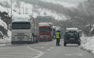 Διακοπή κυκλοφορίας φορτηγών στην Εγνατία λόγω των θυελλωδών ανέμων